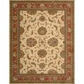 Nourison Living Treasures Area Rug Collection Ivory And Red 2 Ft 6 In. X 4 Ft 3 In. Rectangle 99446668035